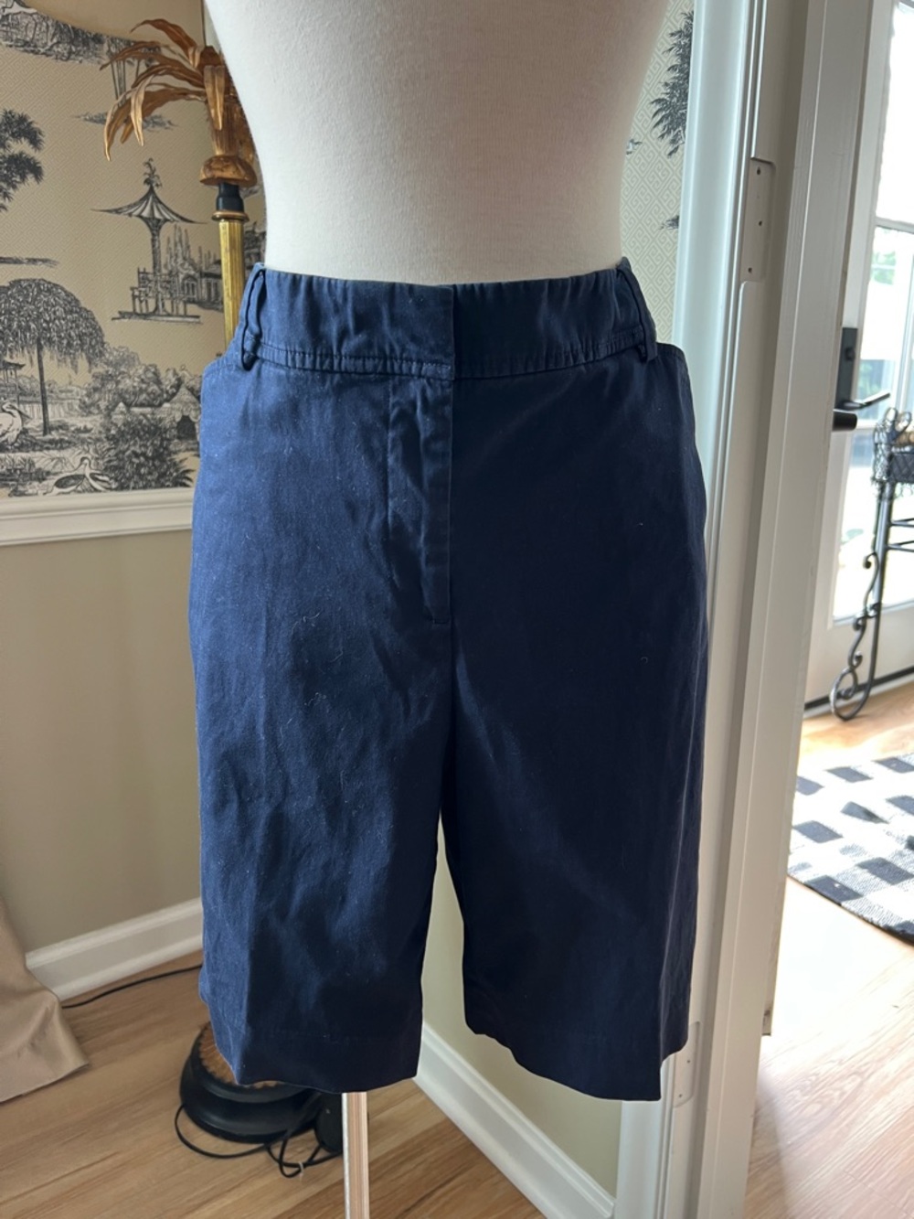 Talbots Navy Bermuda Shorts